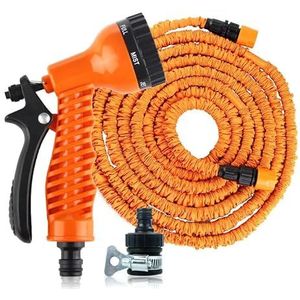 Auto wassen hoge druk waterpistool schoonmaken gereedschapsset auto wassen set oranje 15m