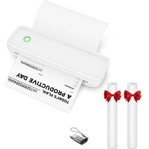 Thermisch Printer Draagbare Thermische Printer Inktloze A4 Tattoo Stencilprinter Machine Bluetooth USB For Mobiele Pc Laptop Tattoo Transfer Printer Duidelijk Snel(Printer-A4 Paper)