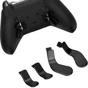 Voor reserveonderdelen van metaal van de controller One Elite Controller Series 2, model 1797, inclusief 4 stuks van roestvrij staal (zwart)