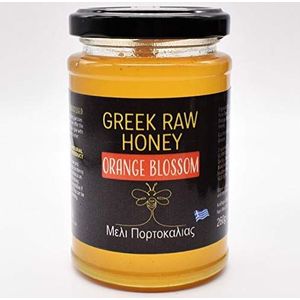 Griekse oranje bloesem rauwe honing--natuurlijke-Raw-ongeproseerde - geweldige smaak - Premium kwaliteit 260g