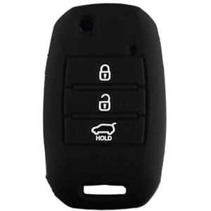 Autosleutel beschermhoes Voor Sid Voor Rio Voor Soul Voor Sportage Voor Ceed Voor Sorento Voor Cerato K2 K3 K4 K5 3 Knoppen Siliconen Autosleutel Cover Case Sleutel Shell(1 UK)