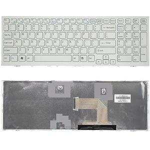 US Laptoptoetsenbord voor Sony voor VPC-EH voor VPCEH-serie voor VPCEH35YC EH38EC/W EH35YC EH38EC H3S3C CN1 PCG-71811L PCG-71811M zwart wit(US White 3 Screw)