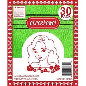 etreetowel Koreaanse Aziatische Exfoliërende Bad Washandjes Mitt Scrub voor Body Washandje Handschoen Premium Viscose Rayon Handdoek (30)