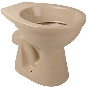 Staand WC diepspoeler afvoer wand horizontaal toilet toilet Bahama beige