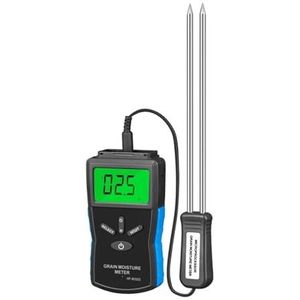 Digitale graanvochtigheidsmeter HP-8032G 2~30% LCD-scherm vochtigheidstester Bevat tarwe, hout, maïs, rijst, test Draagbare hygrometer Voor tuinieren, landbouw