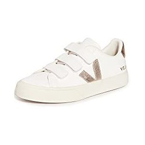 Veja Dames Recife Logo Sneaker, Extra witte Platine, 37 EU