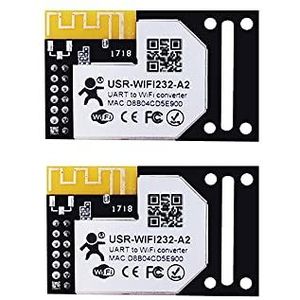 Lubeby Smart Seriële UART Programmeerbare WiFi Module IoT Afstandsbediening Monitoring Gegevenstransmissie Draadloze Modules USR-WIFI232-A2 X 2 STKS
