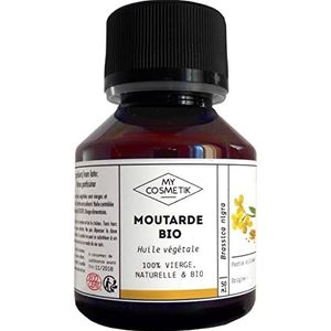 MY COSMETIK - Mosterd Plantaardige Olie - Biologische Cosmetica - 100% puur en natuurlijk - Gemaakt in Frankrijk - Haar- en huidtonic - 500 ml
