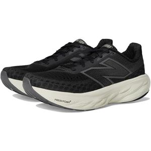 New Balance Dames Fresh Foam X 1080 V14 hardloopschoen, zwart/Phantom/Sea Salt, 7.5