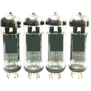 Vacuümbuis EL84-S: vervangt EL84 6P14 elektronische buis en vacuümbuis audio-versterker (4 stuks bijpassende quad)