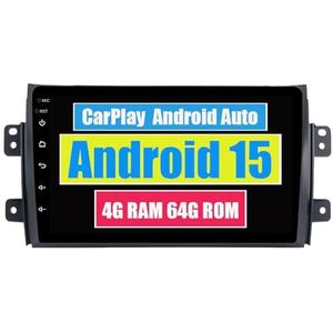 RoverOne Auto Stereo CarPlay Hoofd Unit voor Suzuki SX4 1 2006-2014 voor Fiat Sedici 189 2005-2014 Android Auto Touchscreen Sat Navi Bluetooth WiFi Radio Speler