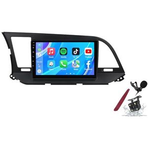 Android 14 Autoradio Sat Navi voor H-yundai Elantra (2016-2018) 9 Inch Touchscreen Multimedia Speler met Draadloze Carplay GPS Navigatie FM RDS Bluetooth 5G-WiFi SWC DSP,M100s