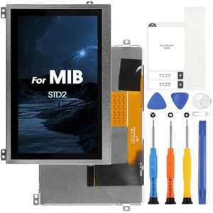 ARSSLY Lcd-scherm voor MIB STD2 NAV 200 682 radio-display TDO-WVGA0633F00045, TDO-WVGA0633F00039, vervanging van het scherm met reparatieset (6,5 inch)