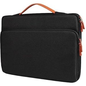 Laptoptas Geschikt for MacBook 2023 Air 15 A2941 M2 Pro 13 14 16 ""Schokbestendige Waterdichte Stof Handtas for MacBook M1 Air (Color : Black, Size : 15.6 inch)
