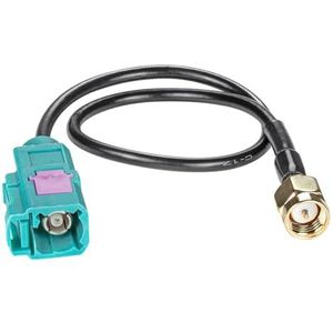 tomzz Audio 1500-060 Fakra (F) antenneadapter koppeling naar SMA (M) stekker voor GSM GPS DAB Navi
