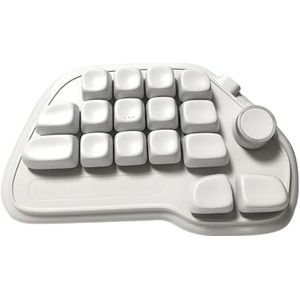 SELVFZ Wireds USB Mechanische Nummer Pad 17 Sleutel Hot Swappable Met RGBs Backlight En PBTs Keycaps VIA Programmeerbaar Voor Laptop PC RGBs Verlichting Nummer Pad