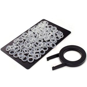 IT-Services Irro 120 Noise-dampener/O-ring demper transparant, Soft 45A voor mechanische Cherry MX toetsenborden incl. Key-Cap Puller