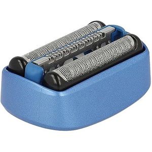 vhbw Vervangende scheerkop compatibel met Braun CoolTec CT4S, CT5CC, CT6CC Typ 5676 elektrisch scheerapparaat, cassette, zwart/blauw