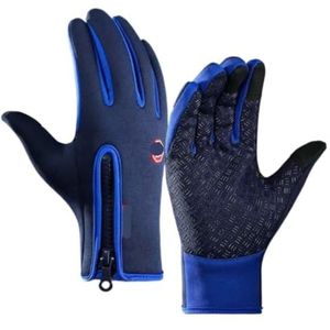 Sporthandschoenen Handschoen Hardlopen Ski Dikker Warm Touchscreen Fietshandschoenen Lange Vinger Fietshandschoenen Mountainbike (Color : B, Size : XL)