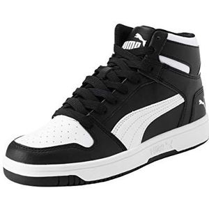 PUMA Rebound Layup SL Jr Hoge sneakers voor kinderen, uniseks, Puma Black Puma White 01, 35.5 EU