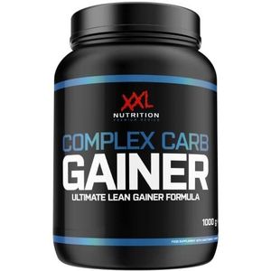 XXL Nutrition - Complex Carb Gainer - Maaltijdvervanger, Weight Gainer, Shake Spiergroei & Herstel - Vanille - 1000 Gram