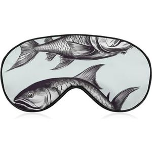 Schets visoogmasker, zijslaapmasker, licht, blinddoek, slaapmasker, neuskussen en elastische band, voor kinderen, dames en heren