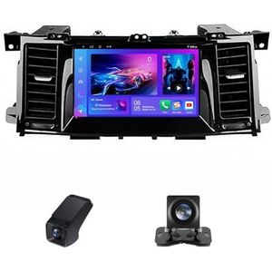 Android autoradio geldt voor Nissan Patrol 6 VI Y62 2010-2019 Wireless Carplay Android Auto,9inch 2.5D touchscreen auto radio met GPS navigatie Bluetooth stuurwiel afstandsbediening(NF-6)