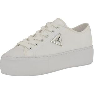 GUESS Joezi Sneaker voor dames, Wit 140, 9 UK