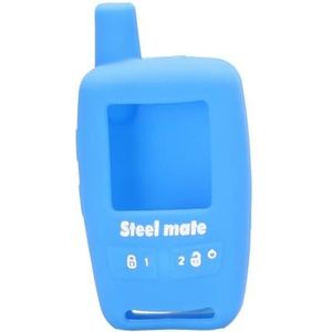 Afstandsbediening Autosleutel Siliconen Hoes Case voor General Red Bat 8006-darkblue