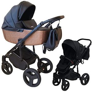 Kinderwagen, Styleo set, veilig, stabiel, in nieuwe kleuren, aluminium frame, Copper Glam ST-33, 3-in-1, met babyzitje