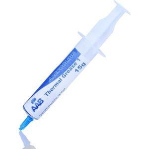 AABCOOLING Thermal Grease 1-15g - Zilveren thermische pasta voor warmteafvoer van CPU, PC-processor, CPU thermische pasta, koelpasta, koellichaampasta 4,8 W/mK
