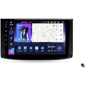 ZWCLSH QLED Screen Upgrade Android 13 autoradio met Carplay en Android Auto, Bluetooth 5.0, 9 inch touchscreen, SWC back-up camera, AM/FM autoradio compatibel met Chevrolet Aveo 2006-2012,3NF