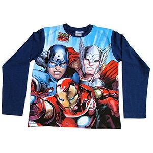 Disney Jongens Camiseta Avengers T-shirt, marineblauw, 10