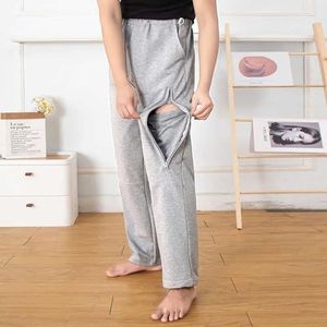 Incontinentiebroeken Katheterbroeken, Patiëntenzorg Broek voor Vrouwen en Mannen met Verborgen Zakken, Patiëntenbroek Patiëntenzorg Kleding voor Dialyse en Bedlegerige Patiënten