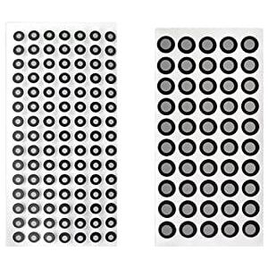 Referentiepuntmarkeringen, 1000 3D Scanner Fotogrammetrie Hoog reflecterend markeerpunt Binnenste markeringspunt Meterpunt Marker 3D Scanner Doelpunt voor compatibele 3D-scanners(Magnetism-9mm x 12mm)