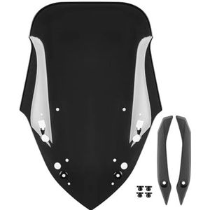 Voor NMAX155 NMAX125 NMAX 125 155 2021-2024 Motorfiets Voorruit Deflector Windgeleider(Zwart)