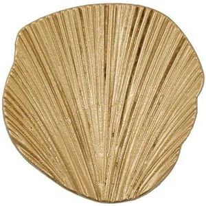 Knoppen 10 stuks 30 mm knopen for het naaien van gouden waaiervormige metalen knopen for kleding, wollen damesjas, trenchcoat, decoratieve knoop(30mm 10pcs)