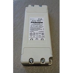 Paulmann Euro 70VA / elektronische transformator transformator NV halogeen 20-70 Watt - Euro70va - euro70v