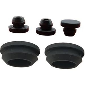 Siliconenrubberen gatplug, 2 mm tot 50 mm siliconen rubberen gatdop, rubberen mannelijke plug, siliconen plug, kunststof buisafdichtdop afgedekt(White,A46.6mm(1pcs) d)