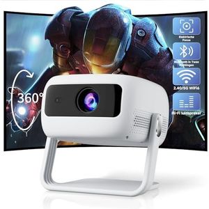 VISULAPEX S3Lite - Beamer - 15000Lux - 1080P Full HD - Draagbare Mini Projector - Compatibel met iOS Android HDMI USB PS5