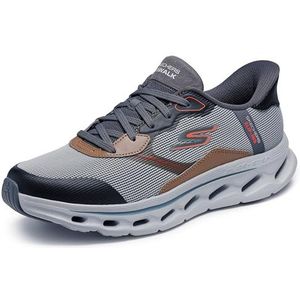 Skechers Heren Hands Free Slip-ins Go Walk Glide-Step 2.0-Zac Sneakers, grijs, 47 EU X-Breed