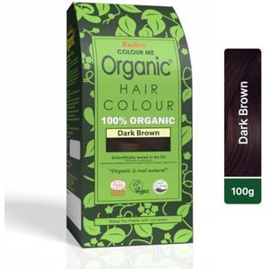 Radico Colour Me Organic plantaardige haarverf donkerbruin (biologisch, veganistisch, natuurlijke cosmetica) donkerbruin