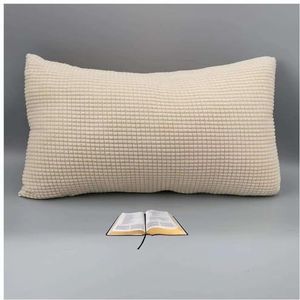 Kussenslopen - Beige - 60x80 cm - Kussenhoezen Fluwelen Rechthoekig Met Rits Voor Decoratief Kussen Bed Sofa Woonkamer