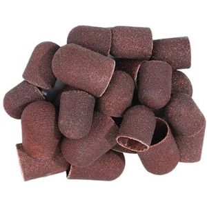 Zandmanicure- en pedicuregereedschap, Verpakking van 5 schuurbanden for elektrische nagelboor met 80-240(16x25 120g)