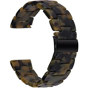 ENICEN Hars Watch Band Compatibel met Fitbit versa 3 / Fitbit Sense Smart Polsband Accessoires Dames Mannen Hars Armband Strap for Fitbit Sense (Color : Matte Army green)