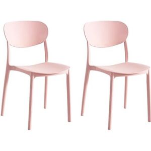 Eetkamerstoelen Kunststof stoel Stoel met brede rugleuning Moderne eetkamerstoel Keukenstoel Vrijetijdsstoel Koffiestoel Bureaustoel Balkonstoel voor Thuiskeuken en Café-bar (Color : H, Size : 2pcs