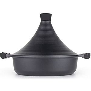 Marokkaanse Tajine Agadir Ø 28 cm keramiek inductie zwart