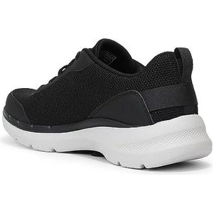 Skechers Heren Go Walk 6 Bold Knight Sneaker, Zwart, 47.5 EU