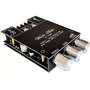 WANGCL ZK-1002MT 2 * 100 W Bluetooth 5.0 Subwoofer Versterker Board High Power Audio Stereo Versterker Board AUX Bass Treble AMP