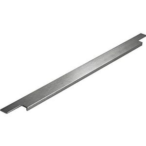 GedoTec Profielgreep aluminium meubelgreep keuken handgreep roestvrij staal look - MALIBU | keukengreep aluminium voor meubels - laden | kastgreep lengte 896 mm | 1 stuk - ladegreep met harpoenbrug